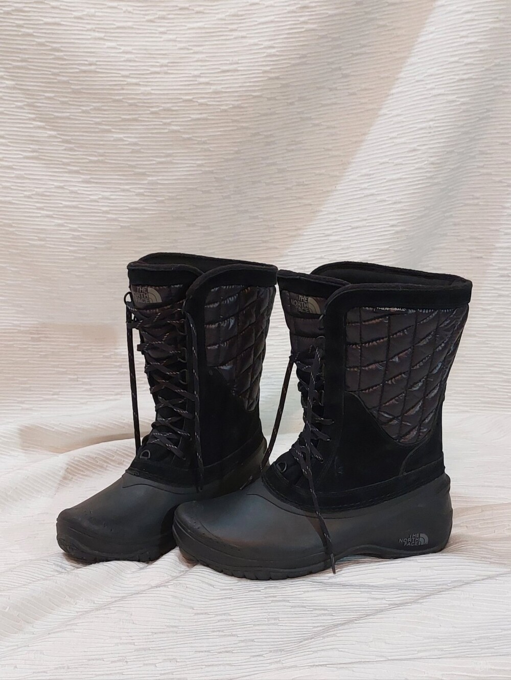 The North Face Women's Black Insulated Winter Boots Size 9.5